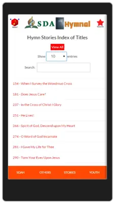 SDA-HYMNAL-COMPLETE android App screenshot 3