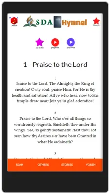 SDA-HYMNAL-COMPLETE android App screenshot 8